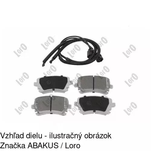 Brzdové dosky POLCAR S70-1356 - obr. 3