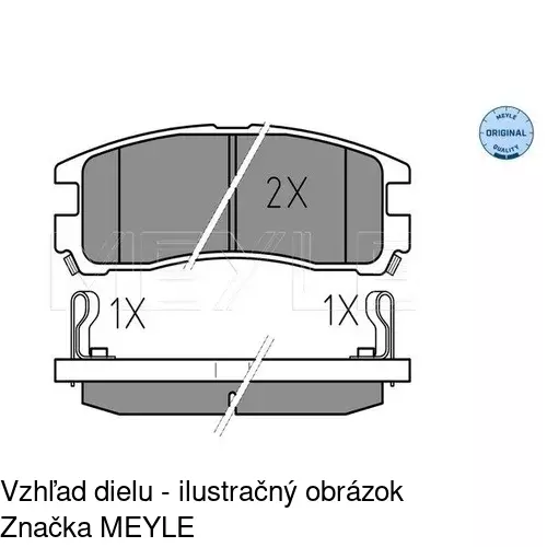 Brzdové dosky POLCAR S70-1365 - obr. 4