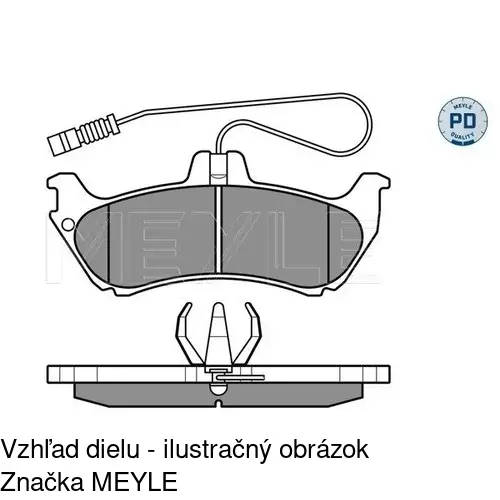 Brzdové dosky POLCAR S70-1383 - obr. 5