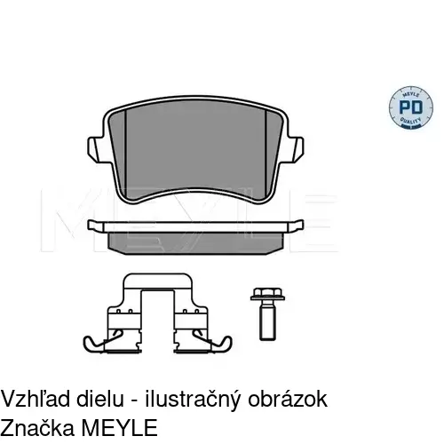 Brzdové dosky POLCAR S70-1498 - obr. 5