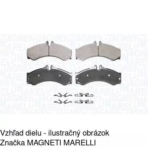 Brzdové dosky POLCAR S70-2022 - obr. 1