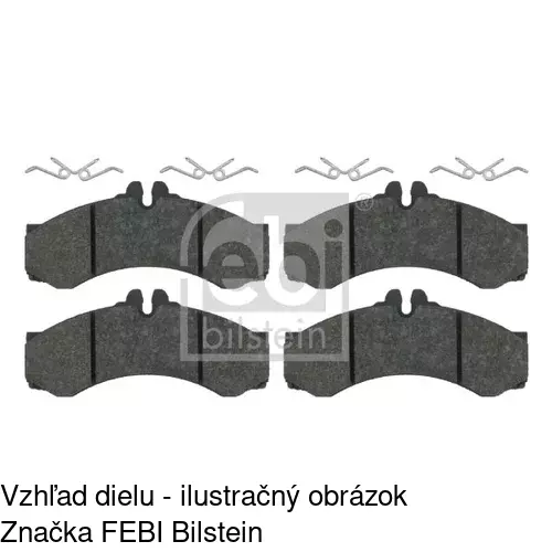 Brzdové dosky POLCAR S70-2022 - obr. 2