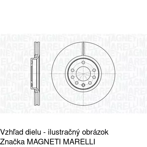 Brzdový kotúč POLCAR S71-0035