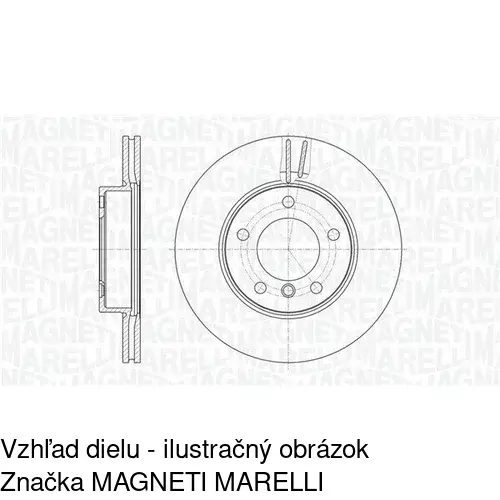 Brzdový kotúč POLCAR S71-0078 - obr. 5