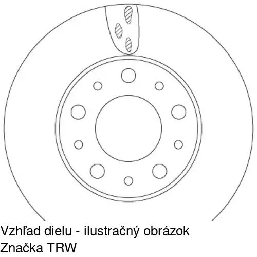 Brzdový kotúč POLCAR S71-0266 - obr. 5