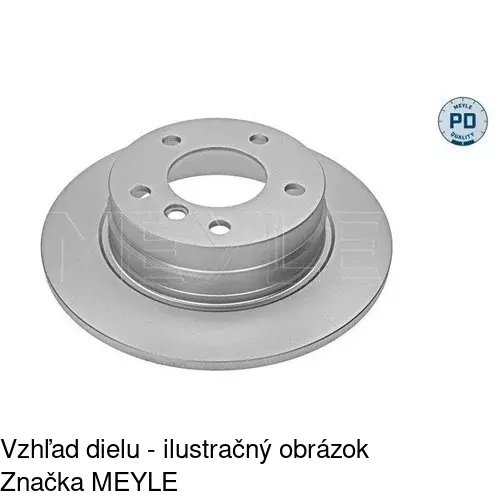 Brzdový kotúč POLCAR S71-1056 - obr. 1