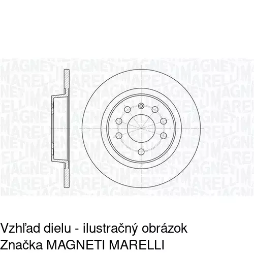 Brzdový kotúč POLCAR S71-1135 - obr. 3