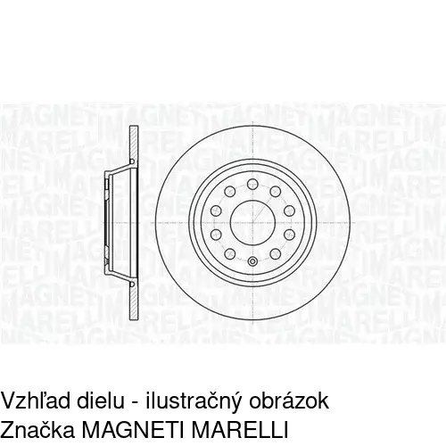 Brzdový kotúč POLCAR S71-1381 - obr. 1