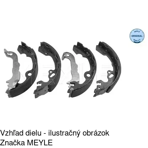 Brzdové čeľuste POLCAR S72-1021 - obr. 1