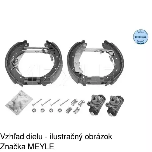 Brzdové čeľuste POLCAR S72-1033 - obr. 5