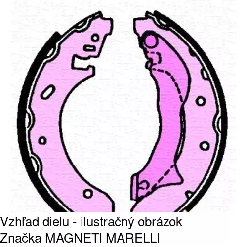 Brzdové čeľuste POLCAR S72-1038 - obr. 5