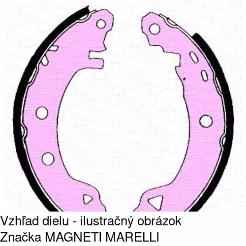 Brzdové čeľuste POLCAR S72-1040 - obr. 5