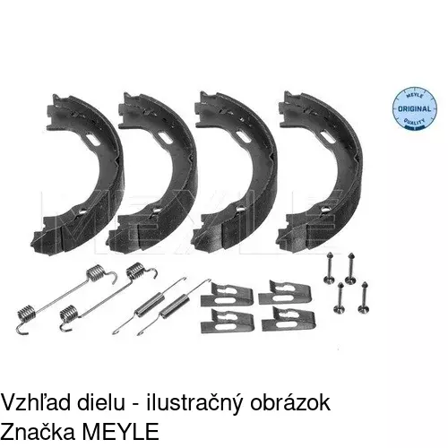 Brzdové čeľuste POLCAR S72-1090 - obr. 3