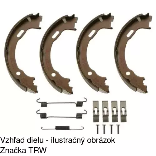 Brzdové čeľuste POLCAR S72-1090 - obr. 4