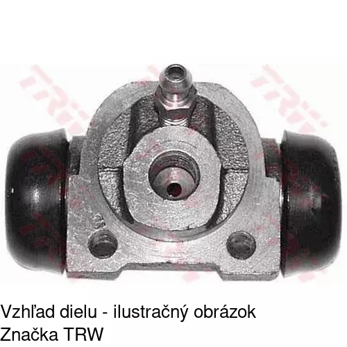 Brzdový valček POLCAR S74-0015 - obr. 3