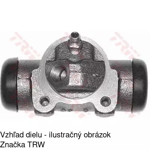 Brzdový valček POLCAR S74-0016 - obr. 5