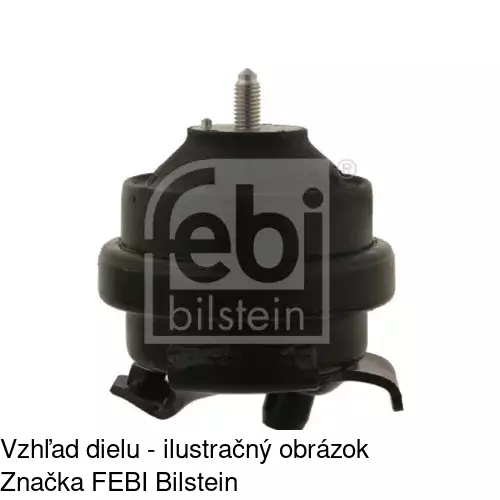 Silentblok motora POLCAR VW-EM041