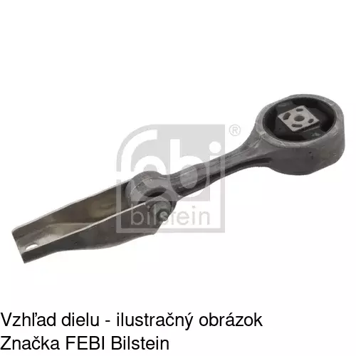 Silentblok motora POLCAR VW-EM057