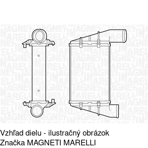 Chladiče vzduchu (Intercoolery) POLCAR 1324J8-1