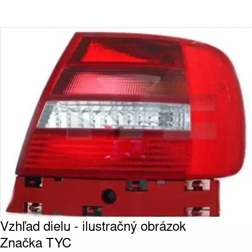 Zadné svetlo POLCAR 132588-S