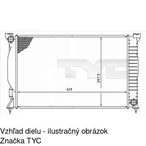 Chladiče vody POLCAR 133408A8