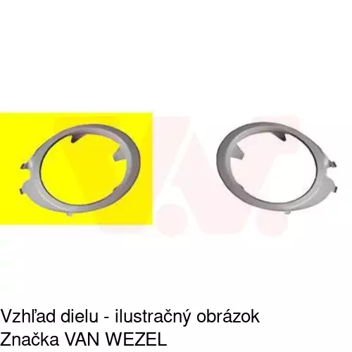 Rámik hmlového svetla POLCAR 133527-4