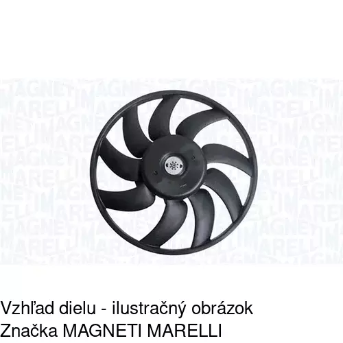 Ventilátor bez krytu / podpery POLCAR 133723U2 - obr. 1