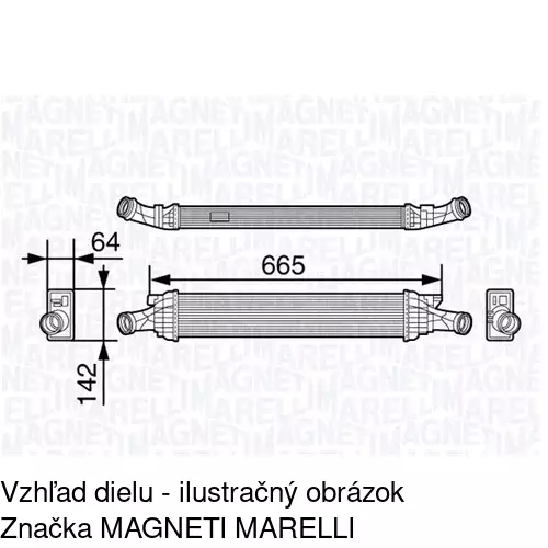 Chladiče vzduchu (Intercoolery) POLCAR 1337J8-1