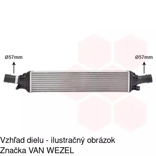 Chladiče vzduchu (Intercoolery) POLCAR 1337J8-1 - obr. 3