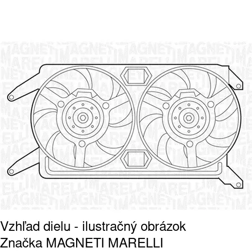 Ventilátory chladičov POLCAR 140823W3 - obr. 1