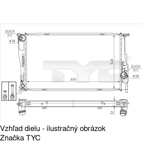 Chladiče vody POLCAR 200108-2