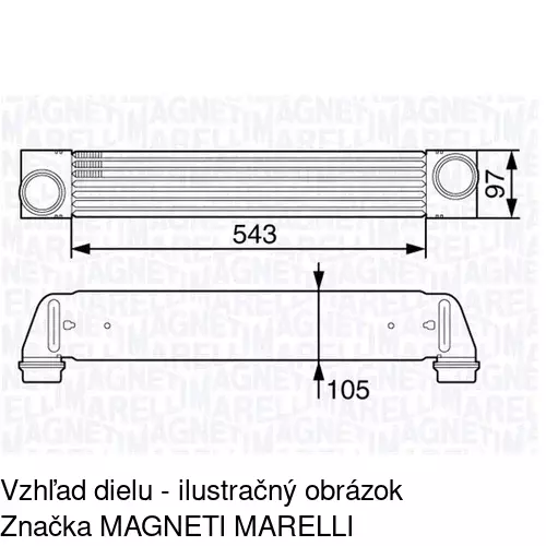 Chladiče vzduchu (Intercoolery) POLCAR 2017J8-1 - obr. 3