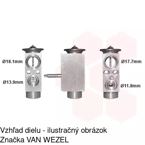 Expanzný ventil 2017KZ-1 /POLCAR/ - obr. 3