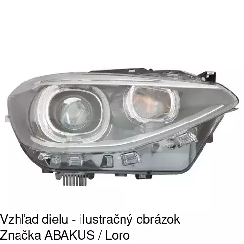 Hlavný reflektor POLCAR 20C109-H - obr. 2