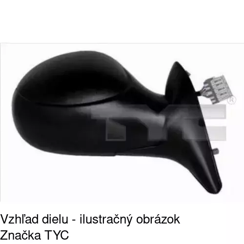 Vonkajšie zrkadlo POLCAR 2315511E - obr. 4