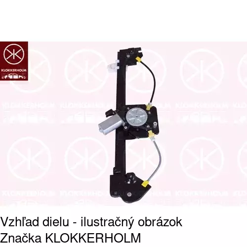 Elektrický mechanizmus okna dverí POLCAR 2315PSE1A