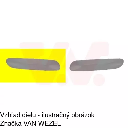 Lišta nárazníka POLCAR 231607-7 - obr. 1