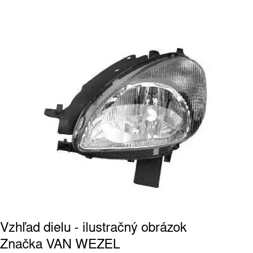 Hlavný reflektor 2327100E /POLCAR/ - obr. 4