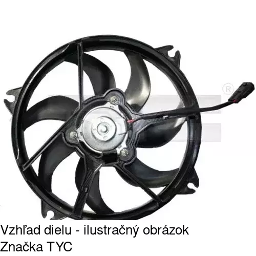 Ventilátory chladičov 232923W1 /POLCAR/ - obr. 1