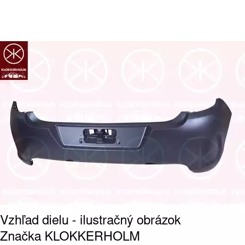 Zadný nárazník POLCAR 233896