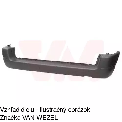 Zadný nárazník POLCAR 235096-J - obr. 1