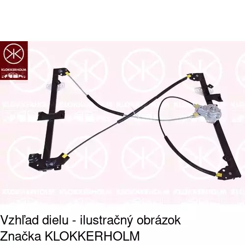 Manuálny mechanizmus okna dverí POLCAR 2350PSM1