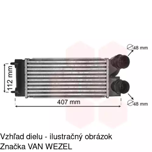 Chladiče vzduchu (Intercoolery) POLCAR 2351J8-1 - obr. 4