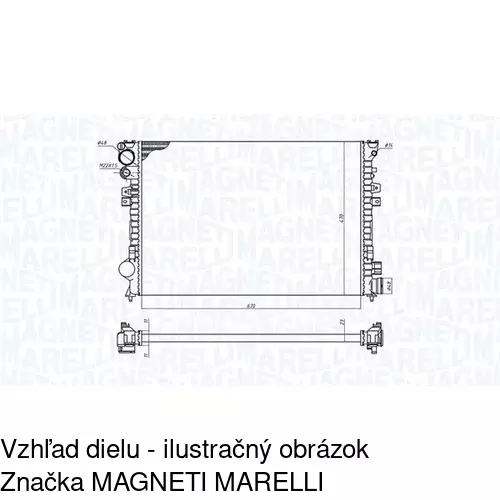 Chladiče vody POLCAR 238008A2 - obr. 1