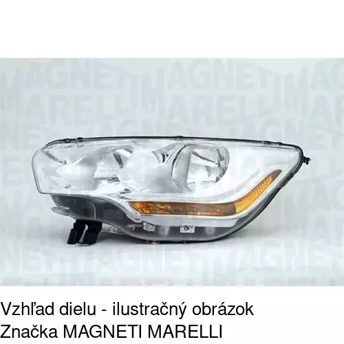 Hlavný reflektor POLCAR 23C109-U - obr. 3