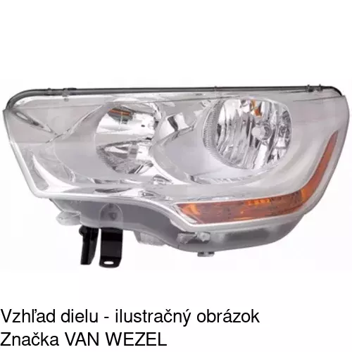 Hlavný reflektor POLCAR 23C109-U - obr. 4