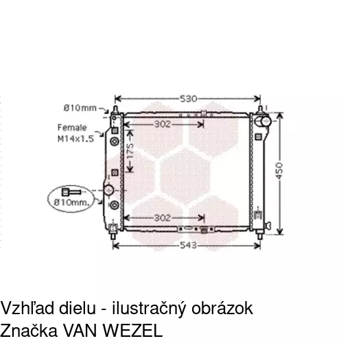 Chladiče vody POLCAR 250008-1 - obr. 2