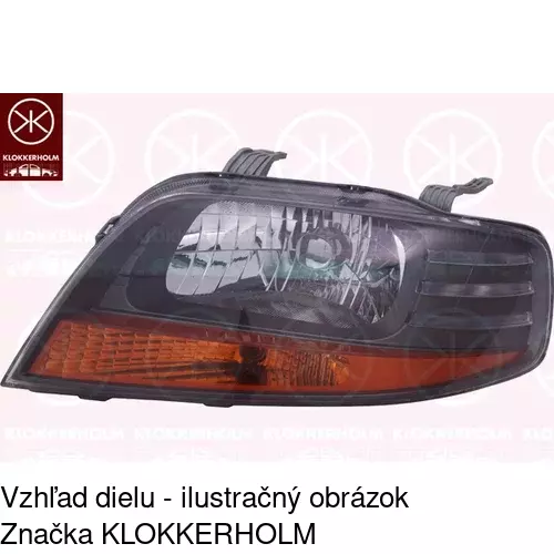 Hlavný reflektor 2500094E /POLCAR/ - obr. 2