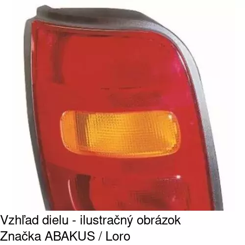 Zadné svetlo POLCAR 270687-E