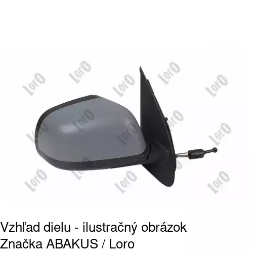 Vonkajšie zrkadlo POLCAR 2708521E - obr. 2